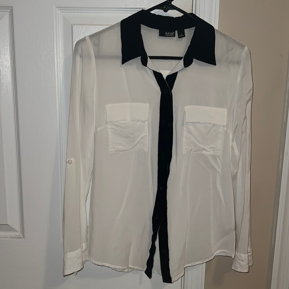 A.n.a Button Down Blouse